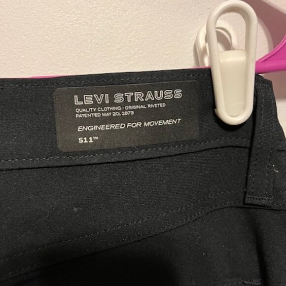 Levis engineered for movement 511 jeans size 34/34 black - Picture 3 of 4